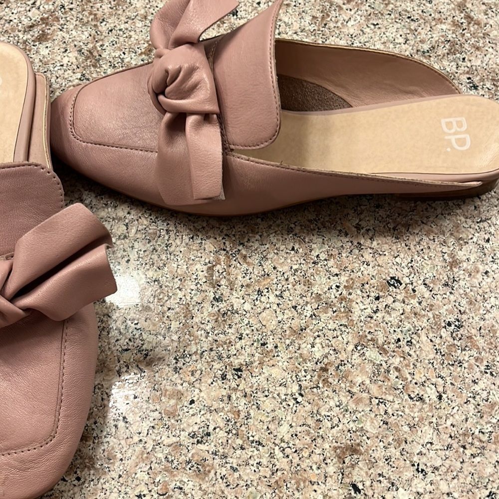BP blush bow mules - Picture 2 of 4